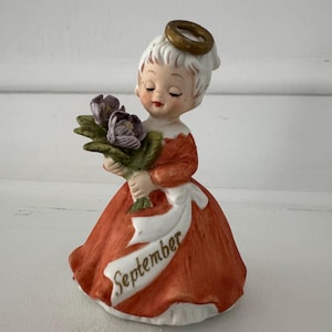 Kelvin ケルビン　陶器　天使　クリスマス　輸入　アメリカ　December Kelvin Angels - Etsy