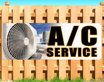 New Advertising Free AC Check 13 oz Heavy Duty Vinyl Banner Sign with Metal Grommets Many Sizes Available Flag, Store