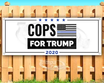 Trump Latinos 2020 13 oz Banner Heavy-Duty Vinyl Single-Sided with Metal Grommets