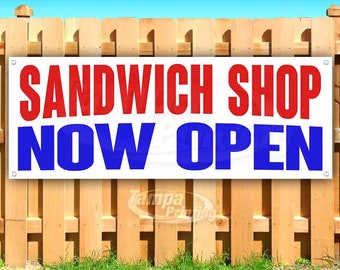 Many Sizes Available Store New Now Serving Lunch 13 oz Heavy Duty Vinyl Banner Sign with Metal Grommets Flag, Advertising
