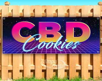 CBD OILS SOLD HERE Advertising Vinyl Banner Flag Sign Many Sizes USA THC