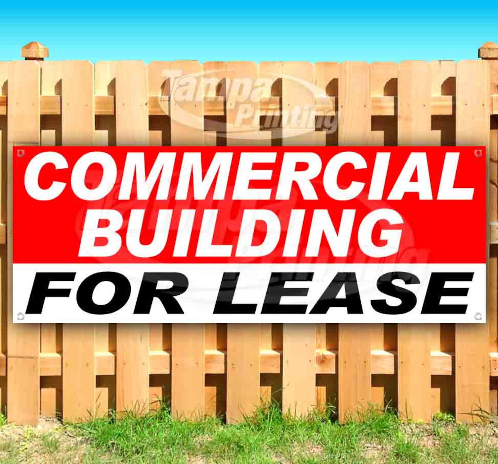 Commercial Building For Lease 13 oz heavy duty vinyl banner Etsy
