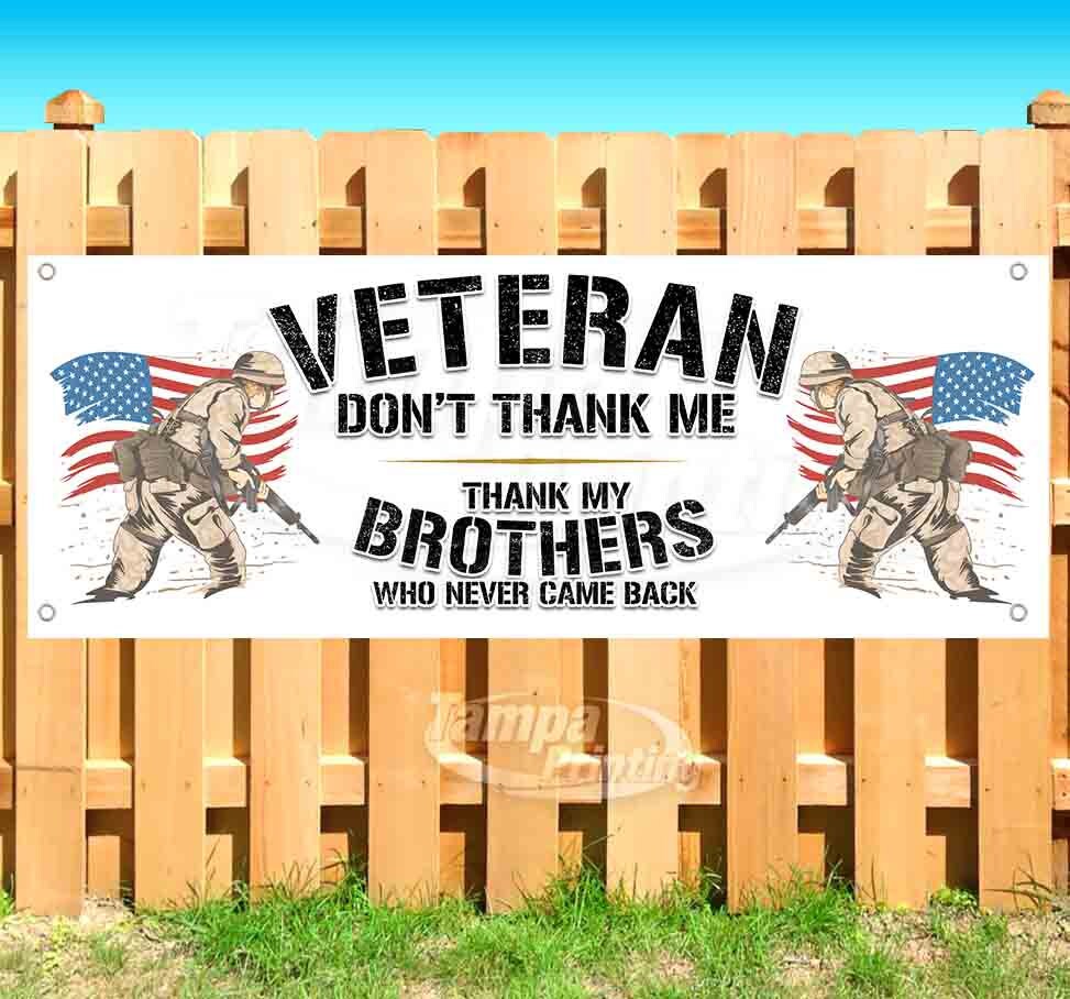 American Veteran 13 oz Banner Non-Fabric Heavy-Duty Vinyl Single-Sided with Metal Grommets American Veteran 13 oz Banner Non-Fabric Heavy-Duty Vinyl Single-Sided with Metal Grommets