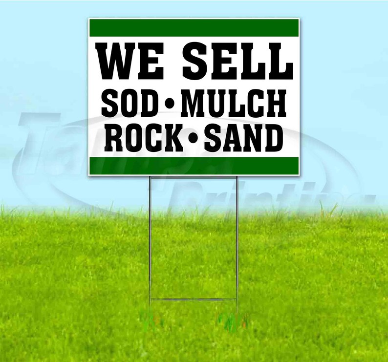 Heavy-Duty Vinyl Single-Sided with Metal Grommets WE Sell Mulch 13 oz Banner Non-Fabric Heavy-Duty Vinyl Single-Sided with Metal Grommets WE Sell Mulch 13 oz Banner Non-Fabric
