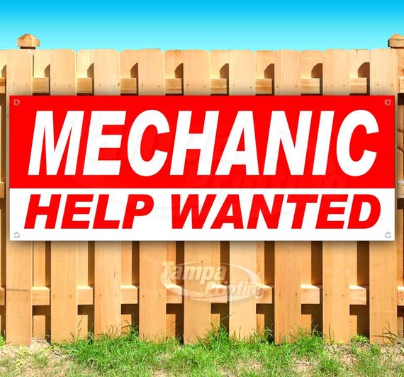 New Flag, Mechanic ON Duty 13 oz Heavy Duty Vinyl Banner Sign with Metal Grommets Many Sizes Available Advertising Store New Flag, Mechanic ON Duty 13 oz Heavy Duty Vinyl Banner Sign with Metal Grommets Many Sizes Available Advertising Store