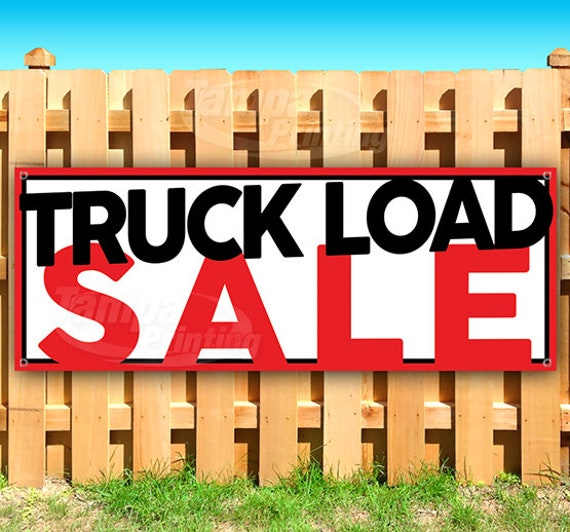 Truck Load Sale 13 Oz Heavy Duty Vinyl Banner Sign With Metal Etsy