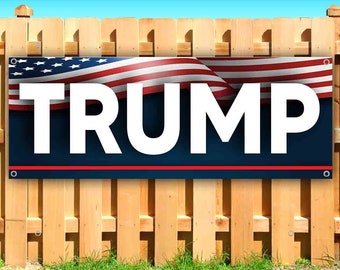 Many Sizes Available Advertising Flag, New Store Trump Pence 2020 13 oz Heavy Duty Vinyl Banner Sign with Metal Grommets Many Sizes Available Advertising Flag, New Store Trump Pence 2020 13 oz Heavy Duty Vinyl Banner Sign with Metal Grommets
