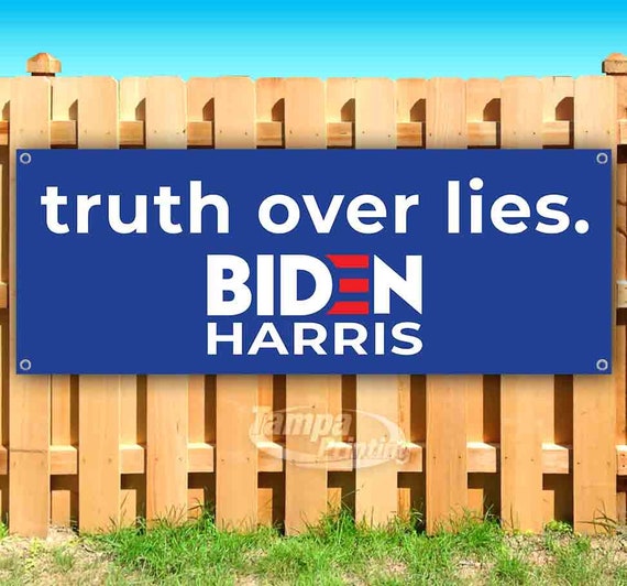 Biden Harris 2020 13 oz Heavy Duty Vinyl Banner Sign with Metal Grommets Flag, Advertising Store New Many Sizes Available Biden Harris 2020 13 oz Heavy Duty Vinyl Banner Sign with Metal Grommets Flag, Advertising Store New Many Sizes Available