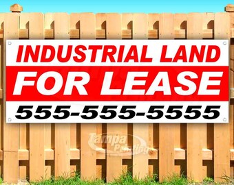 Phone Number Industrial Office for Rent New Flag, Advertising Store Many Sizes Available 13 oz Heavy Duty Vinyl Banner Sign with Metal Grommets