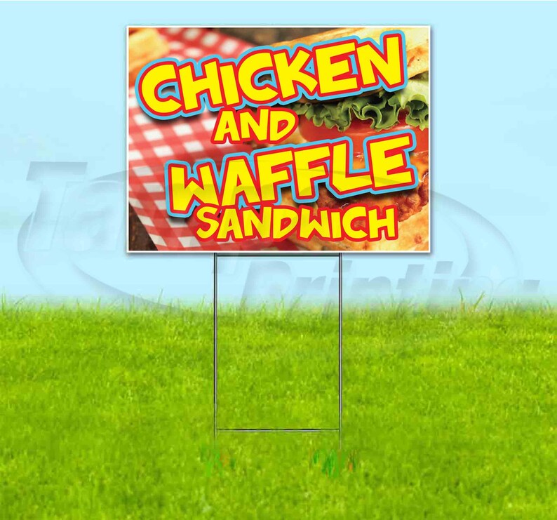Advertising Many Sizes Available Store New Chicken Waffle Sandwich 13 oz Heavy Duty Vinyl Banner Sign with Metal Grommets Flag, Advertising Many Sizes Available Store New Chicken Waffle Sandwich 13 oz Heavy Duty Vinyl Banner Sign with Metal Grommets Flag,