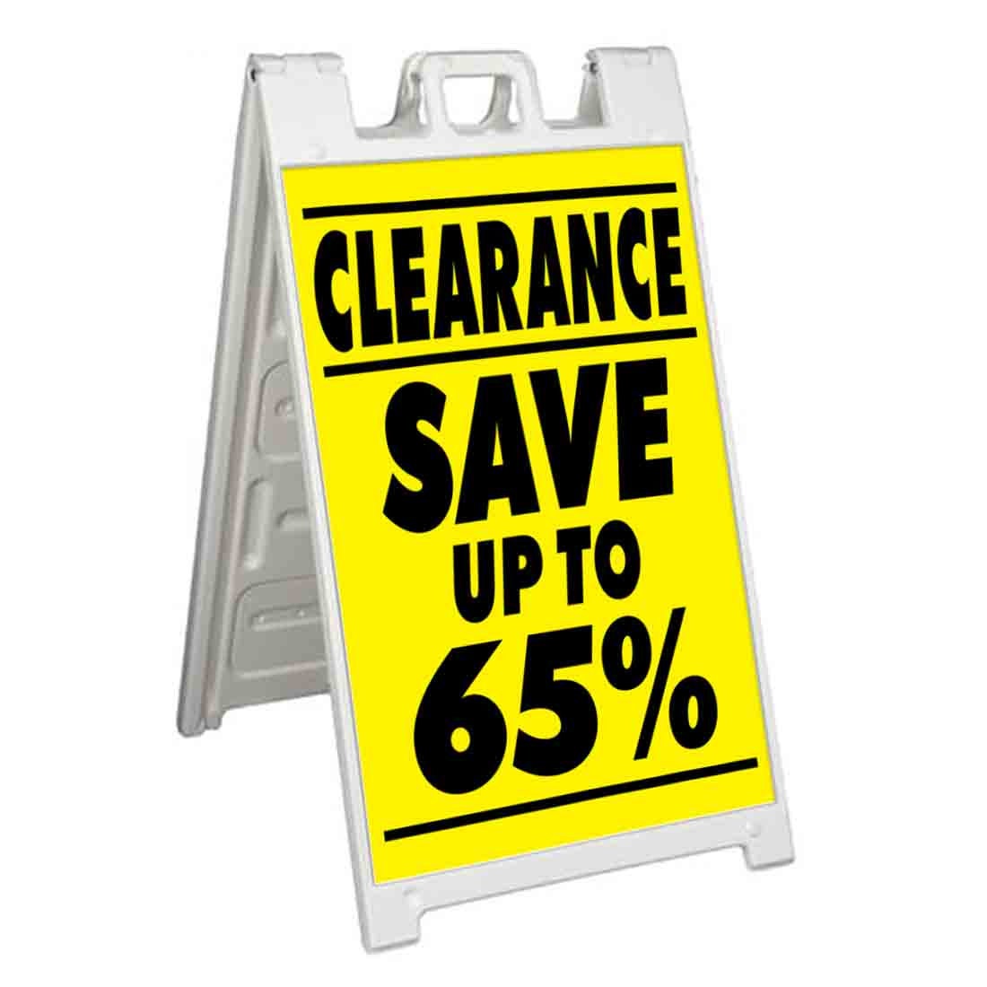 Clearange Sale Sidewalk A Frame 24x36 Outdoor Vinyl Retail Sign Clearange Sale Sidewalk A Frame 24x36 Outdoor Vinyl Retail Sign