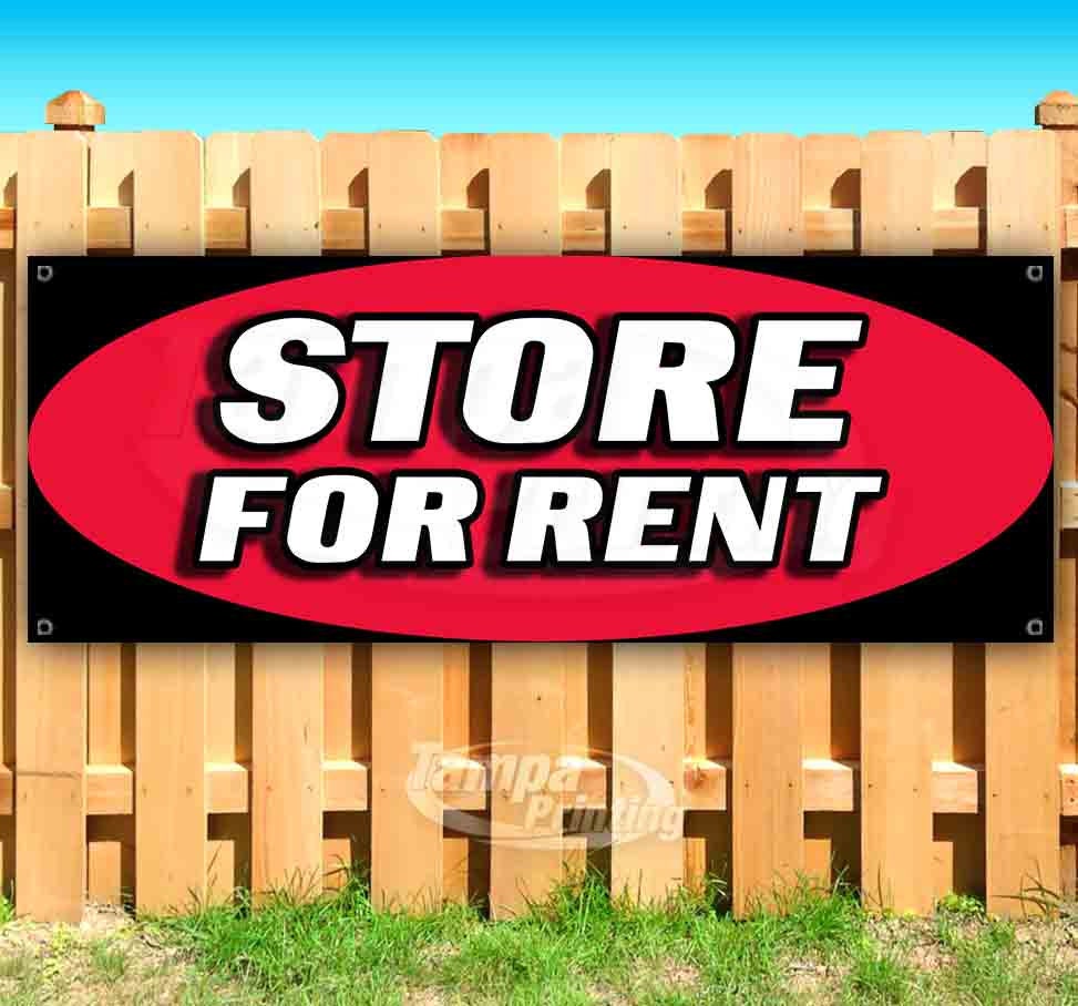 Non-Fabric Heavy-Duty Vinyl Single-Sided with Metal Grommets Store for Rent 13 oz Banner Non-Fabric Heavy-Duty Vinyl Single-Sided with Metal Grommets Store for Rent 13 oz Banner