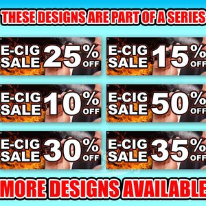 Store Advertising Flag, E-Cig Sale 80% Off 13 oz Heavy Duty Vinyl Banner Sign with Metal Grommets Many Sizes Available New Store Advertising Flag, E-Cig Sale 80% Off 13 oz Heavy Duty Vinyl Banner Sign with Metal Grommets Many Sizes Available New