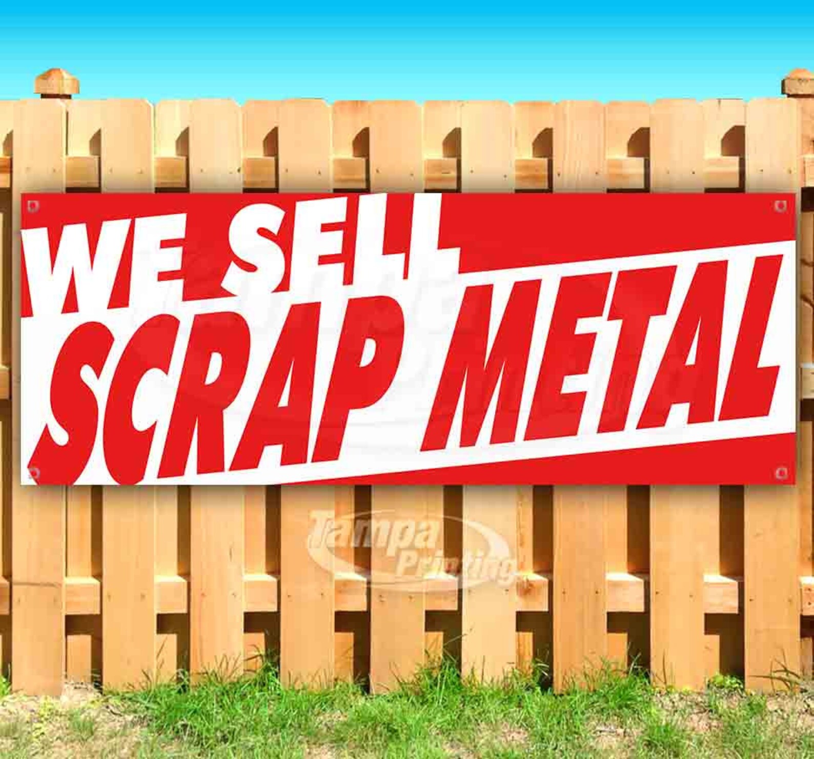 We Sell Scrap Metal 13 Oz Heavy Duty Vinyl Banner Sign With - Etsy UK