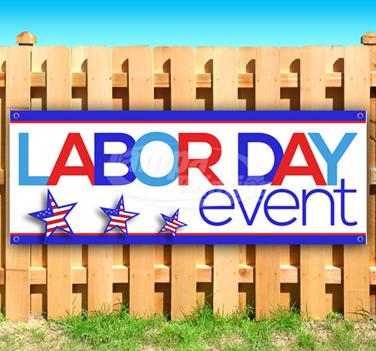LABOR DAY EVENT 13 oz heavy duty vinyl banner sign with metal Etsy