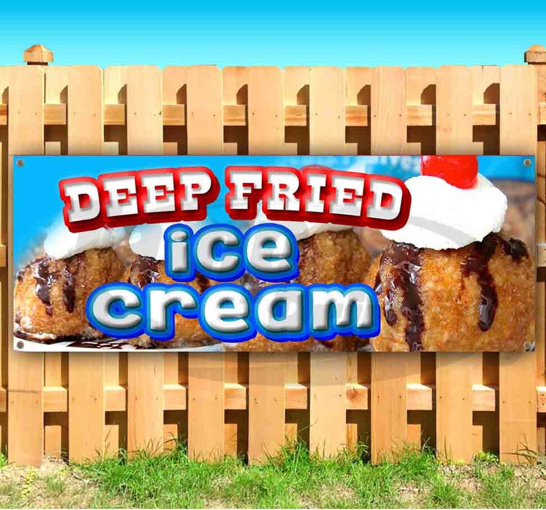 Heavy-Duty Vinyl Single-Sided with Metal Grommets Deep Fried Cookies 13 oz Banner Non-Fabric Heavy-Duty Vinyl Single-Sided with Metal Grommets Deep Fried Cookies 13 oz Banner Non-Fabric