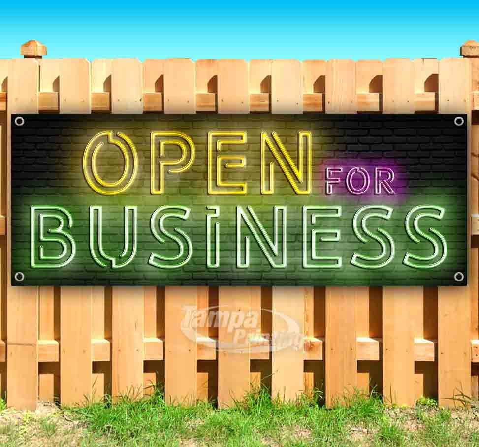 Advertising Store Flag, Now Open 13 oz Heavy Duty Vinyl Banner Sign with Metal Grommets New Many Sizes Available Advertising Store Flag, Now Open 13 oz Heavy Duty Vinyl Banner Sign with Metal Grommets New Many Sizes Available