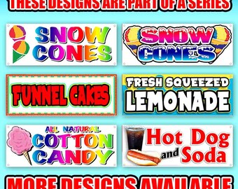 Heavy-Duty Vinyl Single-Sided with Metal Grommets Shaved Ice 13 oz Banner Non-Fabric