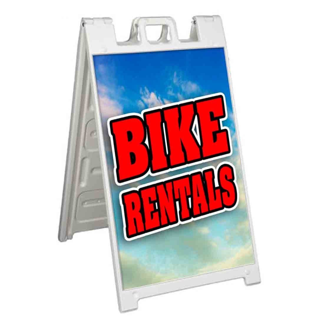 Non-Fabric Bike Rentals 13 oz Banner Heavy-Duty Vinyl Single-Sided with Metal Grommets Non-Fabric Bike Rentals 13 oz Banner Heavy-Duty Vinyl Single-Sided with Metal Grommets