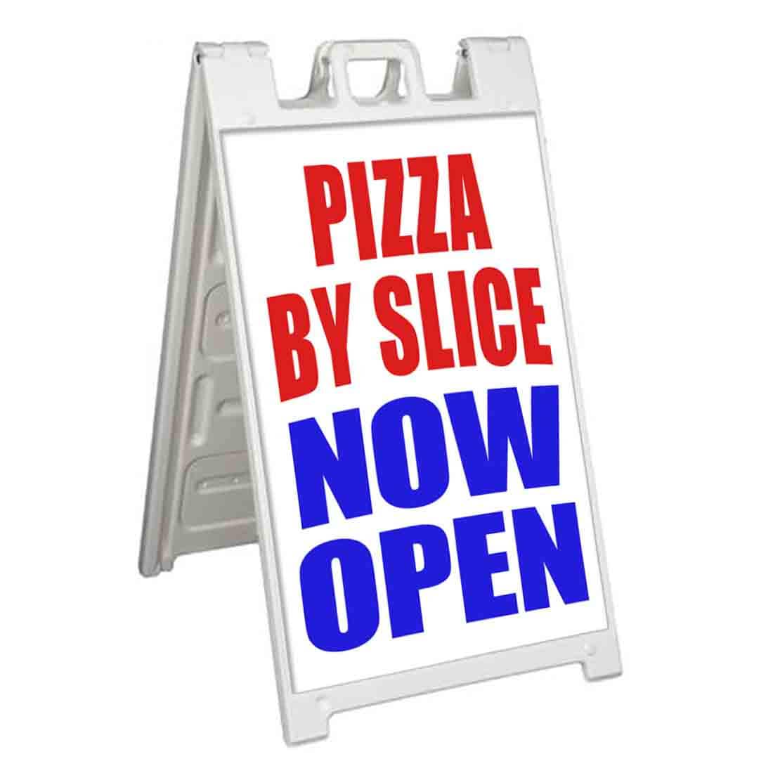 Pizza Sidewalk Sign Retail A Frame 24x36 Concession Stand Outdoor