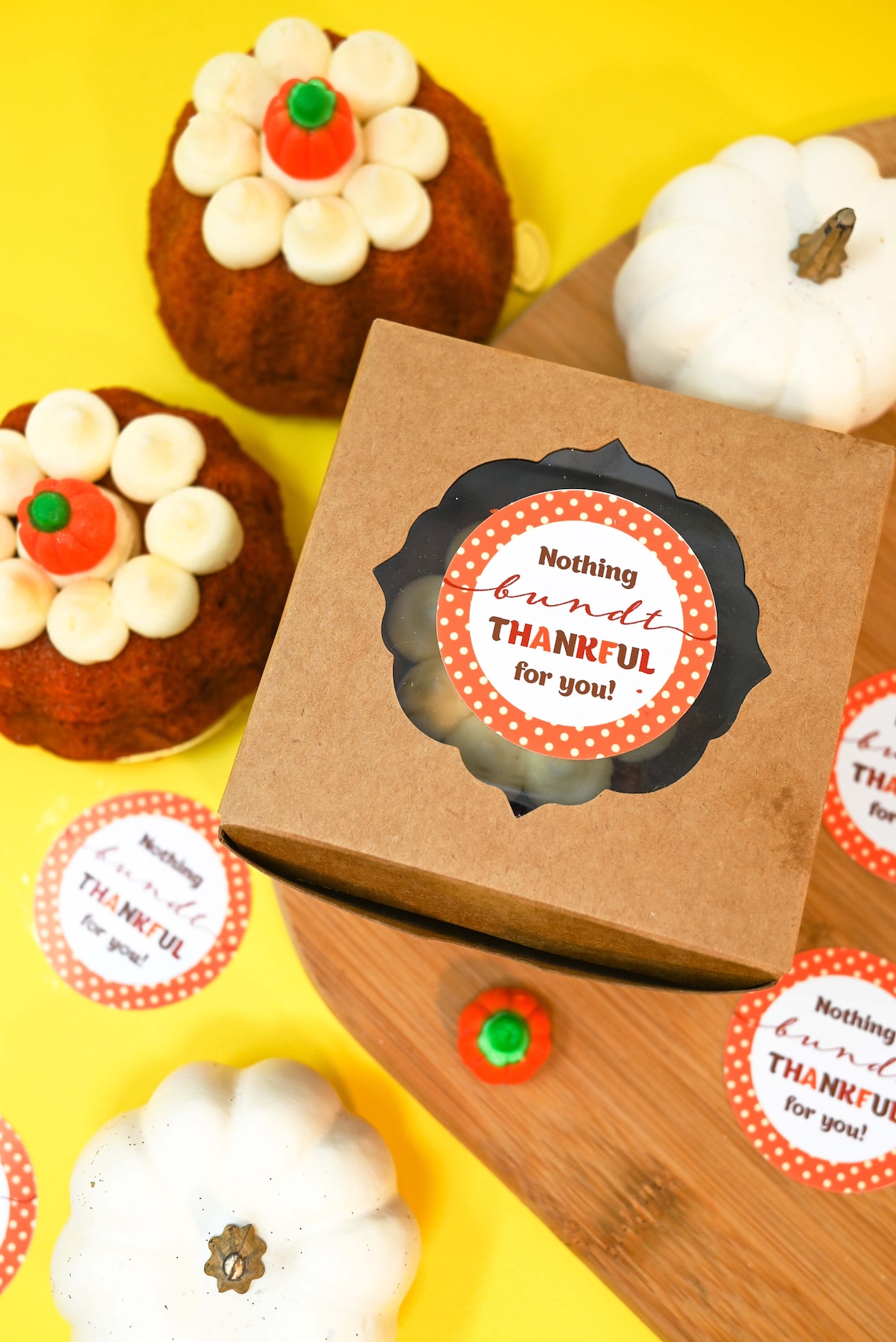 Thankful For You Tags Nothing Bundt Thankful Tags Etsy