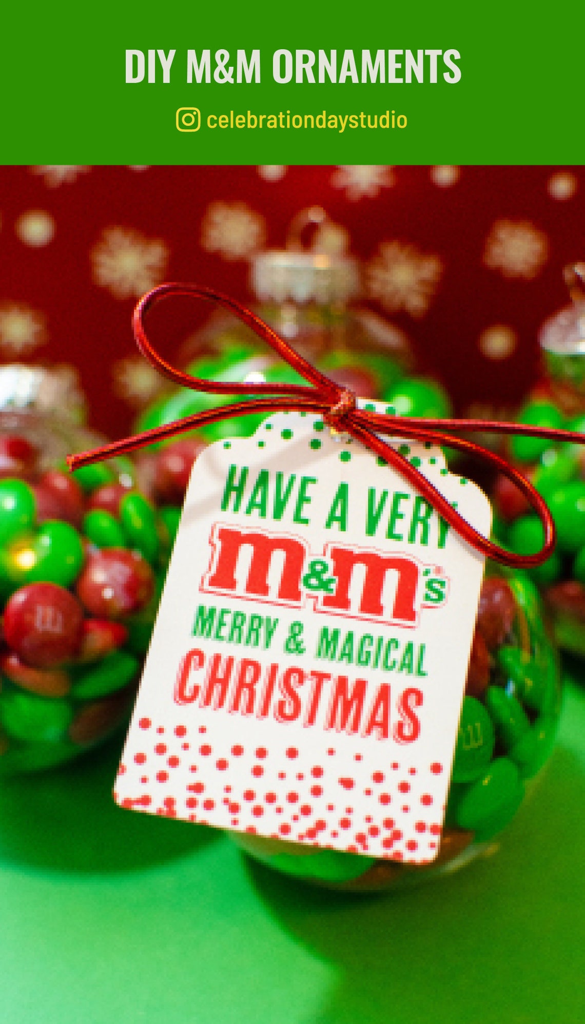 Merry Christmas Printable Tag Christmas Tag Christmas Gift Etsy