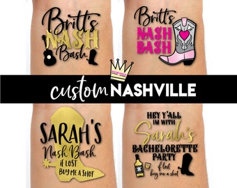 Nash bash bachelorette party tattoos, if lost buy me a drink, nashelorette, nashville party, nashville bachelorette, nashlorette, western