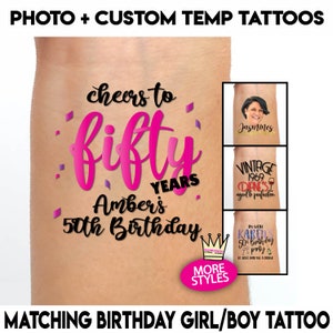 Cheers to fifty years, 50 years, 50th birthday party favors
