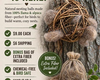 3” Bird Nesting Ball
