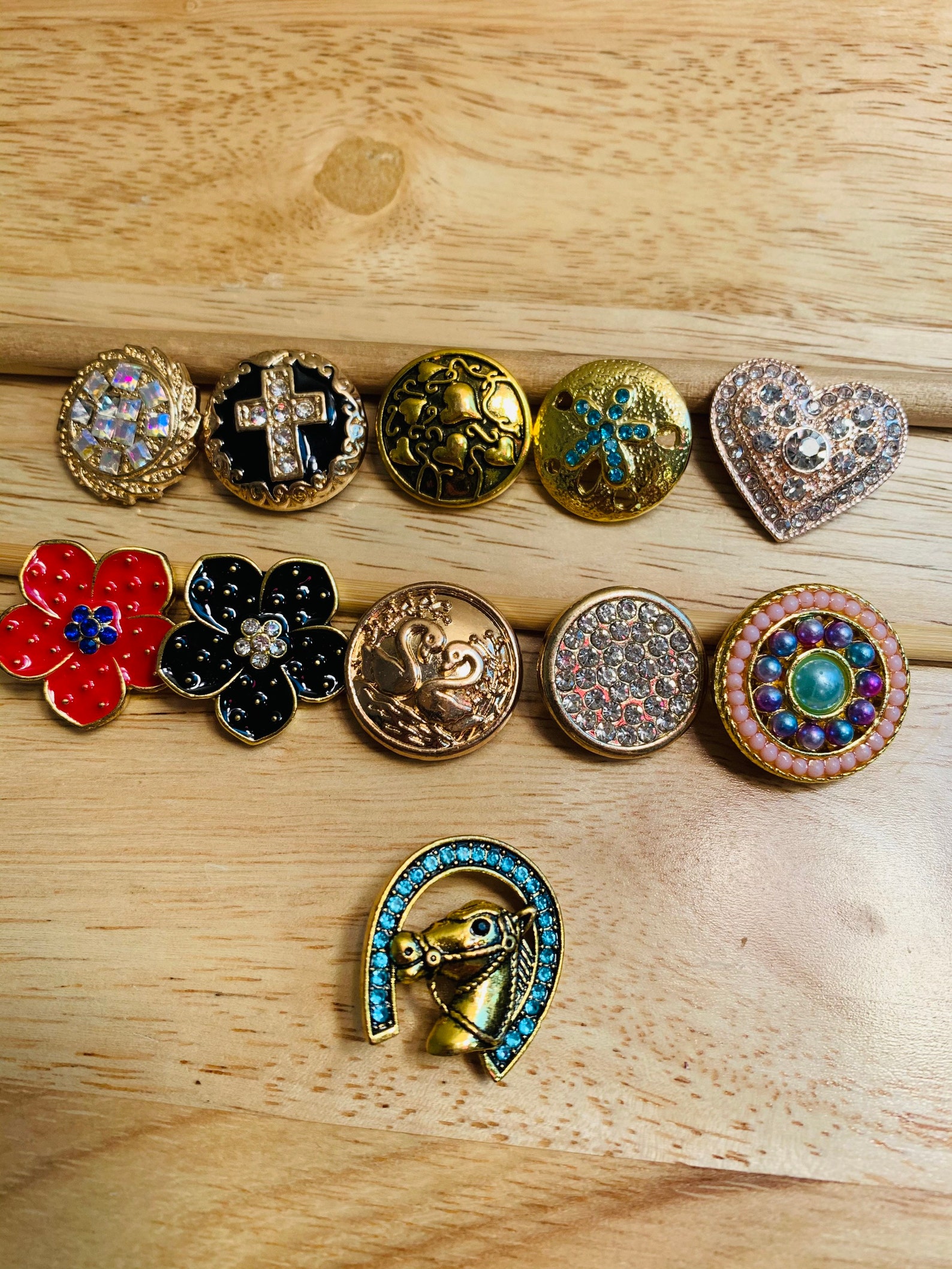 Gold snaps 1820MM compatible with ginger snaps and magnolia Etsy