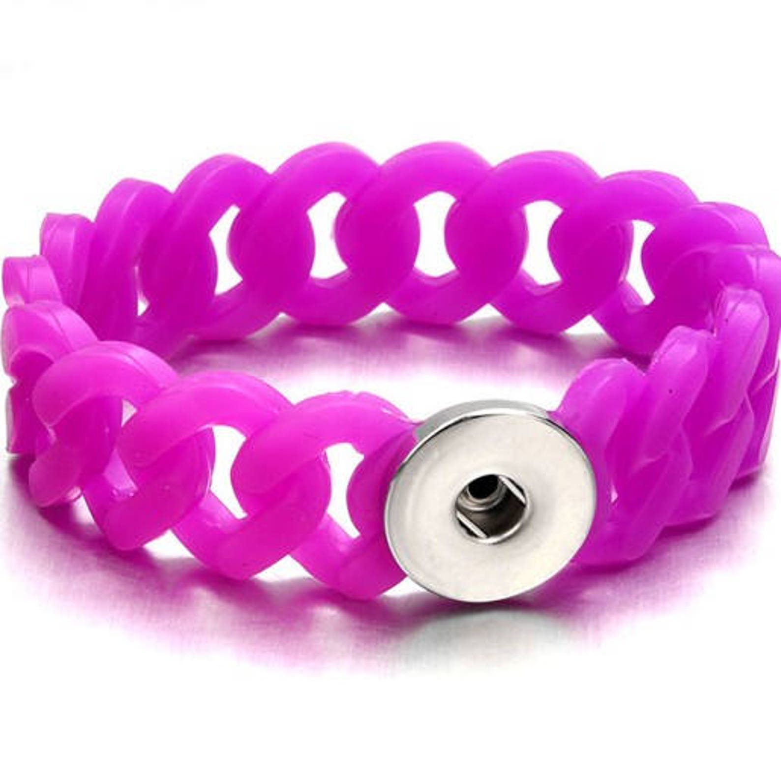 Silicone Snap Bracelets Rubber Snap Bracelets 1820MM Snap Etsy