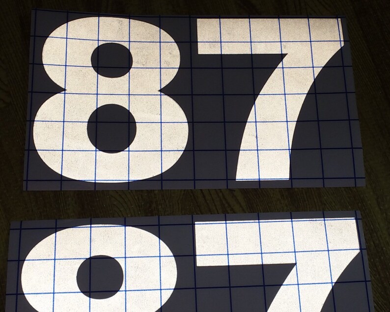 Reflective Sticker Reflective Address Mailbox Decoration Mailbox Number