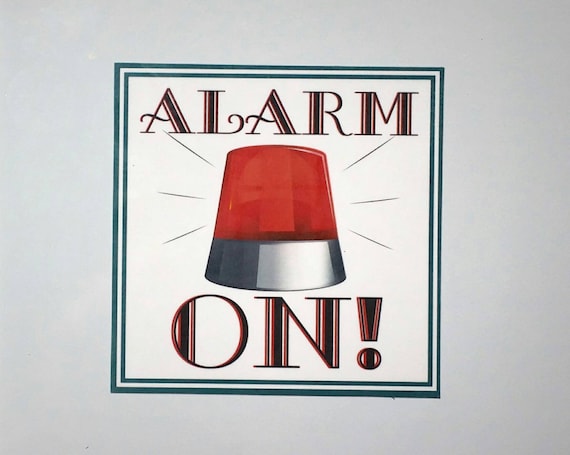 Alarm On Magnet 4 Inch Front Door Magnet Garage Magnet Etsy