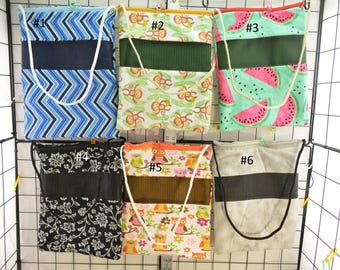 Bolsa de unión con cremallera, lista para enviar, varios patrones para elegir.