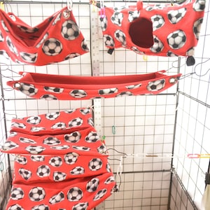 Rat, Ferret, Hedgehog, Corner Hide, RK120, Hedgehogs, Ferret or Rat 2 Tier Hammock, Rat Bed, Small Pet Hammock, Guinea Pig, Ready to Ship