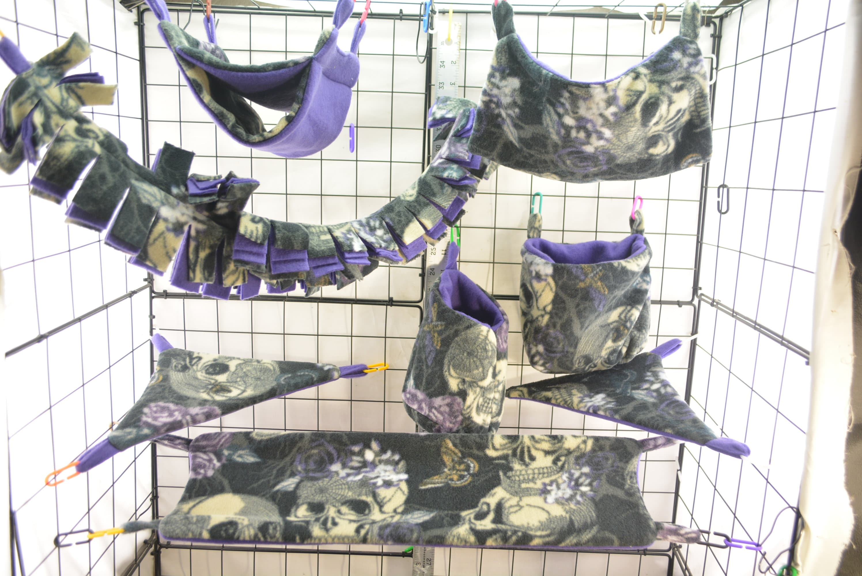 Sugar Glider Fleece Cage Set, Rat Cage Set, Pocket Pets Cage Set,  SK277, Ready to Ship!