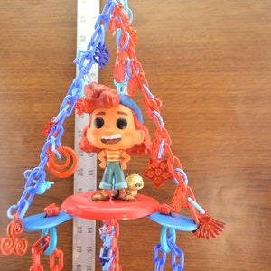 Foraging Toy#740: Bird & Sugar Glider Enrichment Pulley Toy