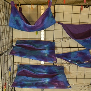 Rat, Ferret, Hedgehog, *FK13* Open Enviroment Hammock, Pocket Hammock, Corner Hammock, Rat Bed, Guinea Pig Cozy, Ready to Ship