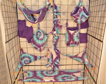 Sugar Glider Fleece Cage Set, SK17, Rat Cage Set, Pocket Pets Cage Set,  SK 17, Ready to Ship!