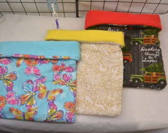 Hedgehog Snuggle Sack or Cozy Bed, *HH101* Critter Snuggle Sack, Carrier Pouch, Guinea Pig Snuggle Sack and Bed, Ready to Ship!