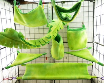 Sugar Glider Cage Set, Rat Cage Set, SK46G, Ready to Ship! Cage set, Sugar Glider Accessories, Pocket Pets, Rat, Sugar Bear, Flying Squirrel