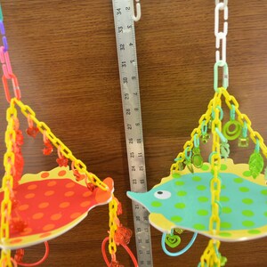 Bird & Sugar Glider Toy, #718, Small Bird Toy, Primate Toy, Marmoset Toy, Exotic Animal Toy, Small Pet Toy, Parrot Toy Active