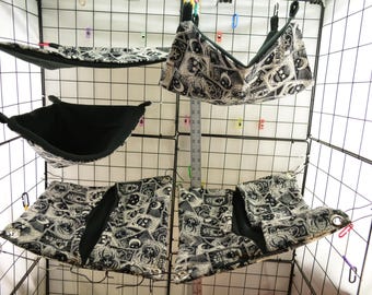 Rato, Furão, Ouriço, *FK122* Rede para Ambiente Aberto, Rede de Bolso, Rede de Canto, Cama para Rato, Aconchego para Porquinho-da-Índia, Pronta Entrega