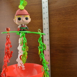 Foraging Bird Toy#677: Sugar Glider Enrichment Toy with Treat Cup