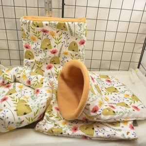Hedgehog Snuggle Sack, Cozy Bed, *HH118*, Critter Snuggle Sack & Bed, Carrier Pouch, Guinea Pig Snuggle Sack and Bed, Ready to Ship!