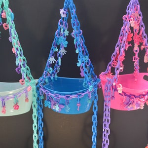 Bucket Pully, toy 164, Foraging Bird & Sugar Glider Toy, Small Bird Toy, Primate Toy, Marmoset Toy, Exotic Animal Toy, Small Pet Toy, Parrot