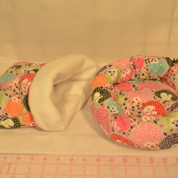 Hedgehog Snuggle Sack or Cozy Bed, *HH11*, Critter Snuggle Sack & Bed, Carrier Pouch, Guinea Pig Snuggle Sack and Bed, Ready to Ship!