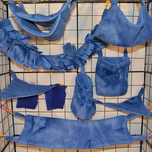 Sugar Glider Cage Set, Rat Cage Set, SK46blue, Ready to Ship! Cage set, Sugar Glider Accessories, Pocket Pets, Sugar Bear, Flying Squirrel