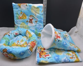 Hedgehog Snuggle Sack, Cozy Bed, *HH66*, Critter Snuggle Sack & Bed, Carrier Pouch, Guinea Pig Snuggle Sack and Bed, Ready to Ship!
