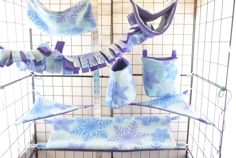 Sugar Glider Fleece Cage Set Rat Cage Set Pocket Pets Cage Etsy